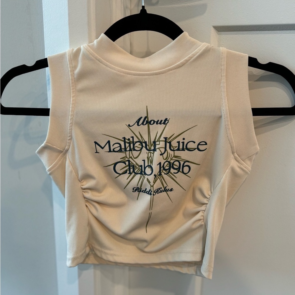 Malibu Juice Club Graphic Sleeveless Top - Size S